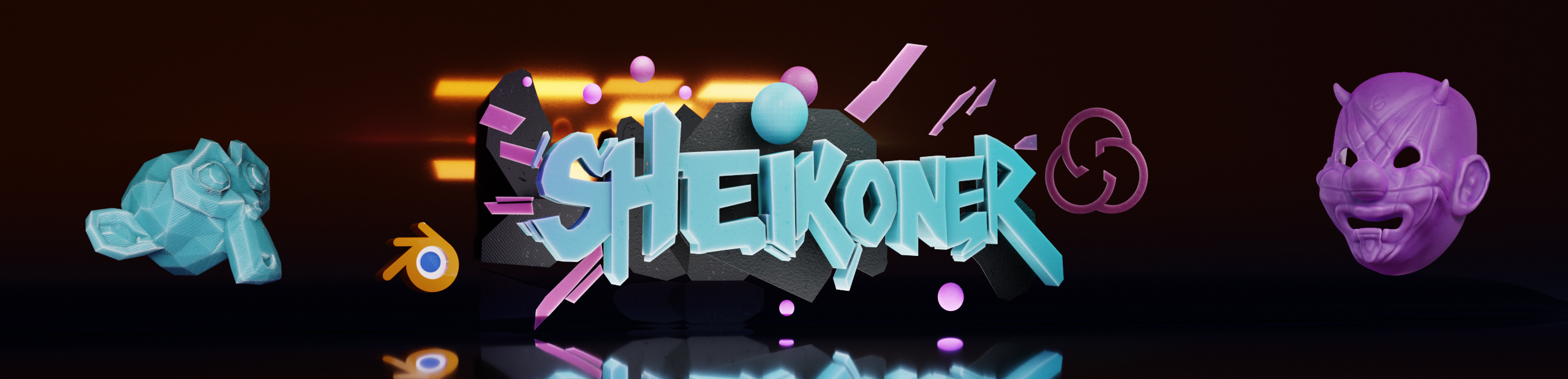 sheikoner y blender para impresión 3d